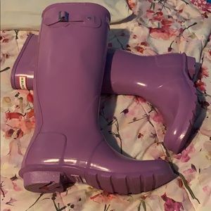 Purple Hunter Boots! Size 10.